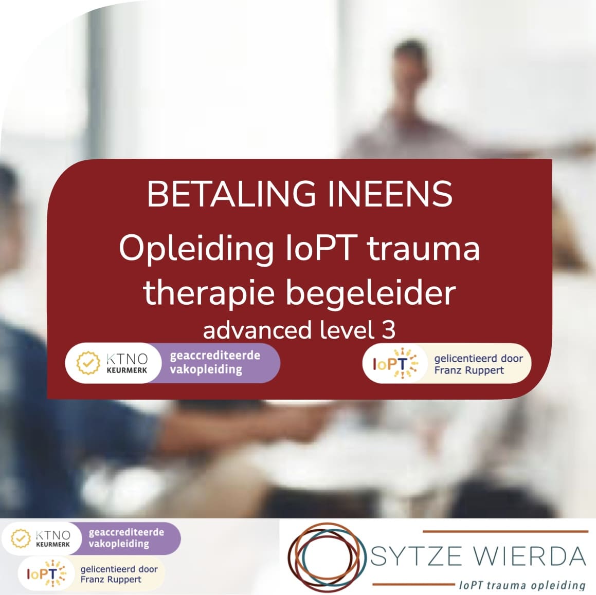 Opleiding IoPT trauma therapie begeleider (101) - groep maart 2026 (NL)